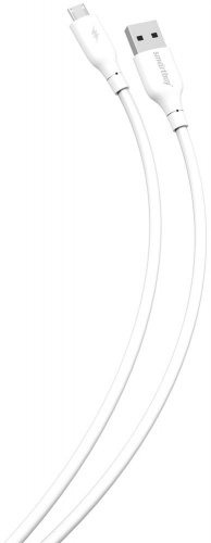 картинка кабель smartbuy (ik-12-s25w) s25 microusb белый, 3а, soarer,tpe от магазина Tovar-RF.ru