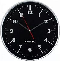 картинка Часы настенные CENTEK СТ-7100 Black CENTEK СТ-7100 Black от магазина Tovar-RF.ru