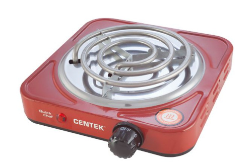 картинка настольная электрическая плитка centek ct-1508 red от магазина Tovar-RF.ru