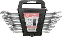 картинка Набор ключей КАЛИБР Набор ключей рожковых Калибр НРК-6П (6 штук, CRV) КАЛИБР НРК-6П (6 штук, CRV) от магазина Tovar-RF.ru