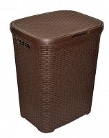 картинка Корзина для белья VIOLET Ротанг 60л (коричневый) 186001 от магазина Tovar-RF.ru