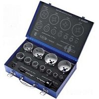 картинка ЗУБР Набор "ЭКСПЕРТ": Коронки биметаллические, глубина сверления до 38мм, d 14,20,22,25,30,35,40,51,60,64,67мм [29531-H11] от магазина Tovar-RF.ru