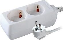 картинка Электро удлинитель VOLSTEN (9310) S 2x5-Z (2 гн. 5 м., 10А, 2200 Вт.) от магазина Tovar-RF.ru