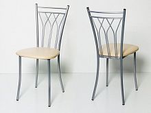 картинка Стул БИТЕЛ ПРЕМЬЕР Серебро/Бежевый С-101 БИТЕЛ ПРЕМЬЕР Серебро/Бежевый С-101 (2 пак.) от магазина Tovar-RF.ru