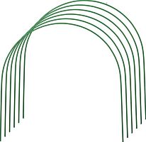 картинка Дуги GRINDA 422309-100-070 Дуги для парника покрытие ПВХ, 2,0м, 6шт от магазина Tovar-RF.ru