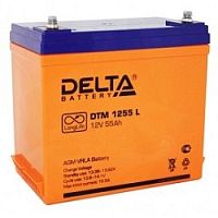 картинка delta dtm 1255 l (55 а\ч, 12в) свинцово- кислотный аккумулятор   от магазина Tovar-RF.ru