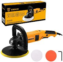 картинка Шлифмашина полировальная сетевая DEKO DKP1400-180, 180мм, 1400 Вт 083-1049 от магазина Tovar-RF.ru