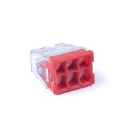 картинка Cabeus MX3358A-6P Клемма соединительная 6-ти проводная с пастой 0,5-2,5 (10шт) от магазина Tovar-RF.ru