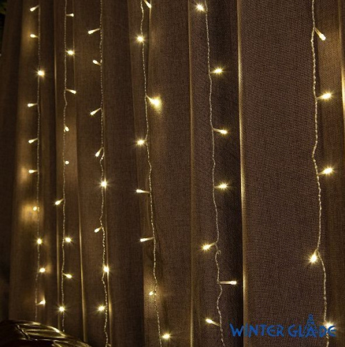картинка Электрическая гирлянда WINTER GLADE Электрическая гирлянда-занавес Winter Glade 192 лампы Тёплый белый CB192 магазин Tovar-RF.ru являющийся официальным дистрибьютором в России картинка Электрическая гирлянда WINTER GLADE Электрическая гирлянда-занавес Winter Glade 192 лампы Тёплый белый CB192 от магазина Tovar-RF.ru