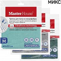 картинка Тряпка для пола MASTER HOUSE MT 02M из микрофибры M 40x50см 60174 от магазина Tovar-RF.ru