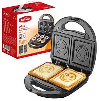 картинка вафельница чудесница эв-4  (2в1, 700 вт, черный) от магазина Tovar-RF.ru