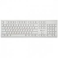 картинка клавиатура oklick 505m белый usb slim  1196547  от магазина Tovar-RF.ru