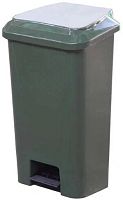 картинка Контейнер ТАРА.РУ МКТ 60 зеленый ПП мусорный полимерный 60л., в комплекте, с педалью, с пакетодерж. (36518) ТАРА.РУ МКТ 60 зеленый ПП мусорный полимерный 60л., в комплекте, с педалью, с пакетодерж. (36518) от магазина Tovar-RF.ru