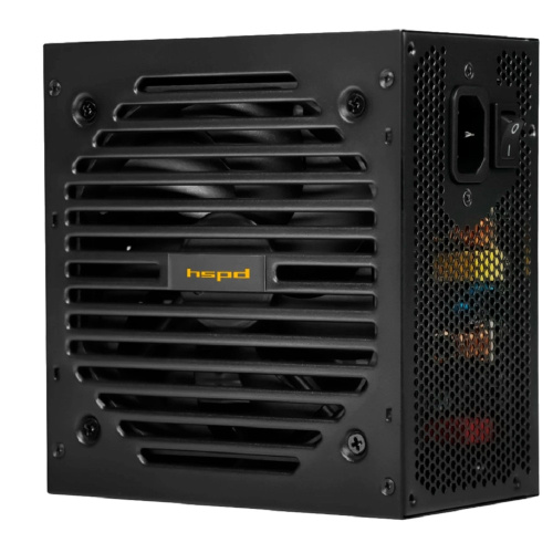 картинка Power Supply HSPD, 750W 80+ Bronze (ATX, 2.31, Semi-modular, 1x24(20+4)pin 550mm, 1xCPU*2 8(4+4)pin 600+150mm, 1xPCIe*2 8(6+2)pin 500+150mm, 2xSATA*3 400+150+150mm, 1xMOLEX4pin*3+FDD 400+150+150+150mm от магазина Tovar-RF.ru