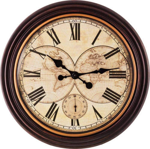 картинка Часы настенные LEFARD 220-177 SWISS HOME 50,7*50,7*5см циферблат d39см магазин Tovar-RF.ru являющийся официальным дистрибьютором в России картинка Часы настенные LEFARD 220-177 SWISS HOME 50,7*50,7*5см циферблат d39см от магазина Tovar-RF.ru
