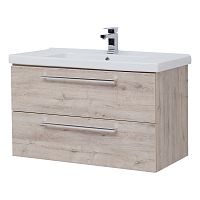 картинка Тумба GIO, 80 см, подвесная, 2 ящика, дуб кантри от магазина Tovar-RF.ru