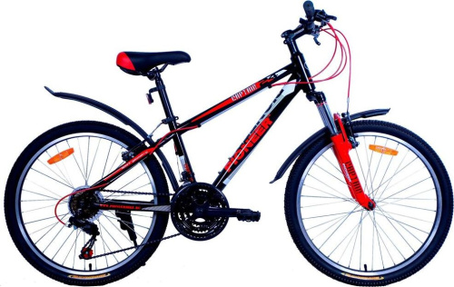 картинка велосипед pioneer captain 24"/12" green-blue-blackот магазина Tovar-RF.ru