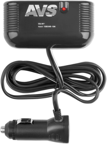 картинка разветвитель avs cs301 прикуривателя 12/24 (на 3 выхода) avs cs301 прикуривателя 12/24 (на 3 выхода) от магазина Tovar-RF.ru