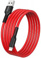 картинка кабель smartbuy (ik-512-s21br) s21 lightning красный, 2.4 а, сил.,1 м от магазина Tovar-RF.ru