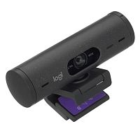 картинка камера-web logitech hd webcam brio 500 black (usb, 4mp, 1920x1080) (960-001424) от магазина Tovar-RF.ru