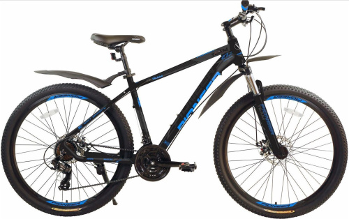 картинка велосипед pioneer team 27,5" al/18" black-blue-grayот магазина Tovar-RF.ru