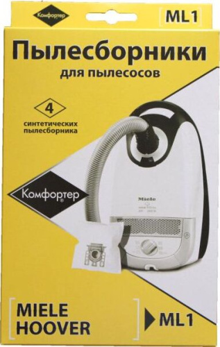 картинка пылесборники komforter ml-1 синтетика комл. 4шт.+фильтр komforter ml-1 синтетика комл. 4шт.+фильтр от магазина Tovar-RF.ru