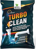 картинка Чистящее средство CLEAN&GREEN CG8083 для прочистки канализационных труб (щелочное, пакет) 70гр от магазина Tovar-RF.ru