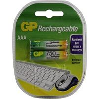 картинка GP ReEnergy 75AAAHC, емкость 750 мАч (75AAAHCRGY-2CRCB2) (2 шт. в уп-ке)  аккумулятор (GP75AAAHCRGY-2CRCB2) от магазина Tovar-RF.ru