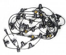 картинки гирлянда uniel (ul-00006440) udl-k110 40/e27/10m ip65 black belt-light гирлянда белт-лайт, 10 м + 1,5м сетевой шнур от магазина Tovar-RF.ru