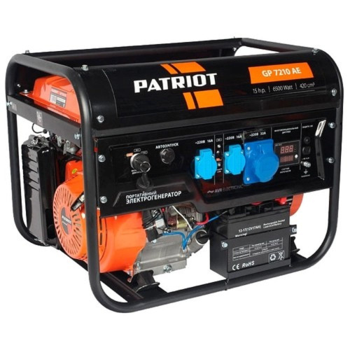 картинка Генератор бензиновый PATRIOT GP 7210AE [474101590]  от магазина Tovar-RF.ru