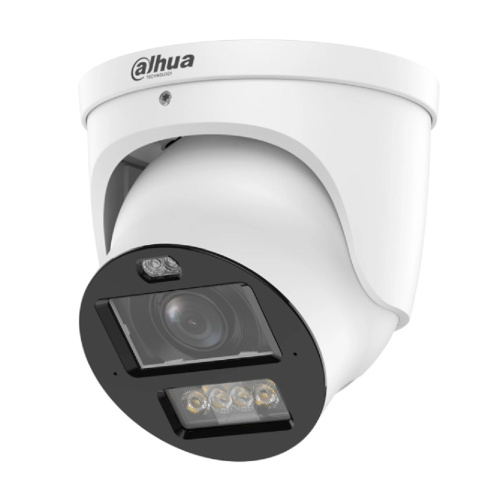 картинка DAHUA DH-IPC-HDW3449HP-ZAS-PV-PRO Уличная купольная IP-видеокамера WizColor 4Мп; 1/1.8” CMOS; мотор. объектив 2.7~12мм (4x); LED 50м, ИК 50м; сигнал. красно-синей подсветкой, микрофон; IP67;  метал от магазина Tovar-RF.ru