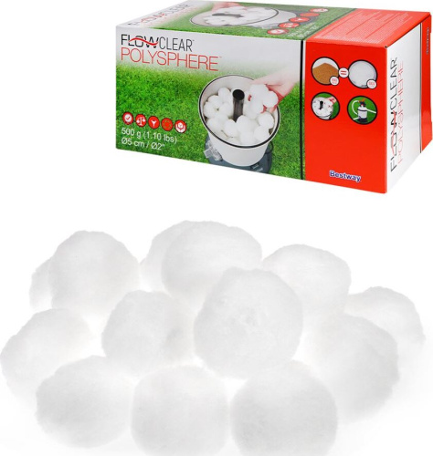 картинка наполнитель polysphere для песчаных фильтров bestway наполнитель polysphere для песчаных фильтров bestway (арт. 58475) bestway наполнитель polysphere для песчаных фильтров bestway (арт. 58475)от магазина Tovar-RF.ru