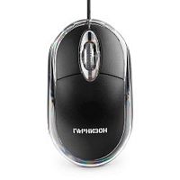 картинка гарнизон мышь gm-100, usb, чип- х, черный, 1000 dpi, 2кн.+колесо-кнопка от магазина Tovar-RF.ru