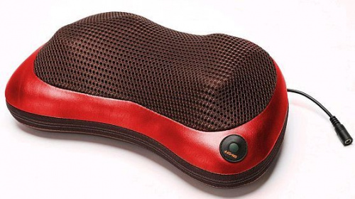 картинка массажная подушка bradex kz 0474 массажная подушка шея, плечи, спина, красная от магазина Tovar-RF.ru