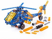 картинка игрушка полесье конструктор изобретатель - вертолёт №2 (232 элемента) (в пакете) 55033 от магазина Tovar-RF.ru