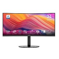 картинка msi modern 34" md342cqp черный {va curved 3440x1440 120hz 1ms  usb 178/178 300cd 3000:1 2xhdmi displayport usb-c} [9s6-3pc59h-043] от магазина Tovar-RF.ru