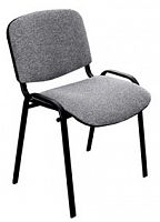 картинка Стул OLSS стул ИЗО В-3 серый обивка - ткань износопрочная, рама окрашенная черной порошковой краской от магазина Tovar-RF.ru