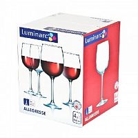 картинка Посуда LUMINARC АЛЛЕГРЕСС наб. фужеров для вина 4шт 550мл (L1403) от магазина Tovar-RF.ru