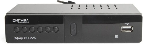 картинка ресивер цифровой эфир hd-225 dvb-t2/dolby digital/wi-fi/дисплей, металл от магазина Tovar-RF.ru