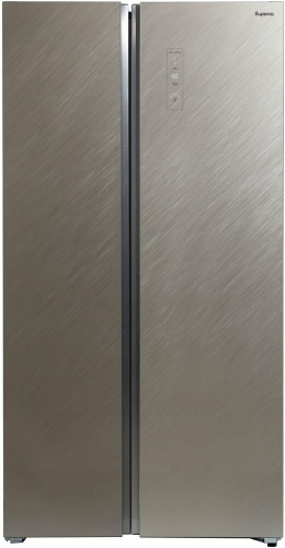 картинка холодильник бирюса sbs 541 tgg 541л текстурированное бежевое стекло от магазина Tovar-RF.ru