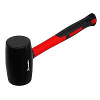 картинка MATRIX Киянка резиновая, 680 г, черная резина, фибергласовая рукоятка [11193] от магазина Tovar-RF.ru