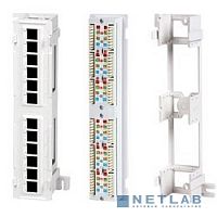 картинка hyperline ppw-12-8p8c-c5e патч-панель настенная, 12 портов rj-45(8p8c), категория 5е, с подставкой от магазина Tovar-RF.ru