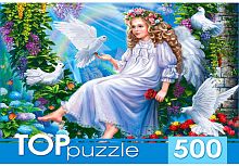 картинка мозаика toppuzzle пазлы 500 элементов. хтп500-4239 ангелок в саду пп-00087581 от магазина Tovar-RF.ru