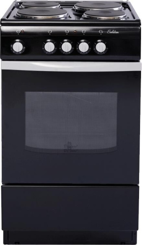 картинка плита электрическая de luxe 5004.12э (998620) чер от магазина Tovar-RF.ru
