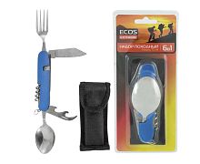 картинка набор походный 6 в 1 ecos ts-34 синий ecos набор походный 6 в 1 ecos ts-34 синий 325134от магазина Tovar-RF.ru