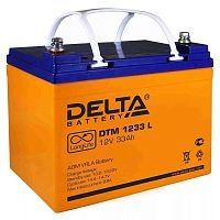 картинка delta dtm 1233 l (33а\ч, 12в) свинцово- кислотный аккумулятор   от магазина Tovar-RF.ru