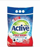 картинка Стиральный порошок автомат ACTIVE Стиральный порошок автомат Poly Wash , 1.5 кг (511701037) от магазина Tovar-RF.ru