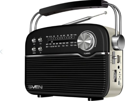 картинка радиоприемник sven srp-500 черный sven srp-500 черный от магазина Tovar-RF.ru