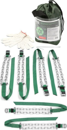 картинка цепи противоскольжения stvol ssc02 цепи противоскольжения для легковых авто, колёса 165-205мм, к-т 6шт. stvol ssc02 для легковых авто, колёса 165-205мм, к-т 6шт. от магазина Tovar-RF.ru