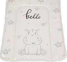 картинка матрас для пеленания polini матрас для пеленания polini kids бегемотик на комод, 70х50 см, серый (1уп) от магазина Tovar-RF.ru